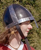 leather spangenhelm helmet