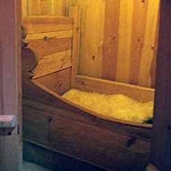 box bed at Stong