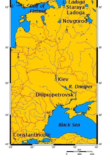 Russian trade routes