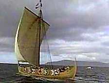 Islendingur under sail