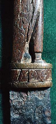 Viking knife detail