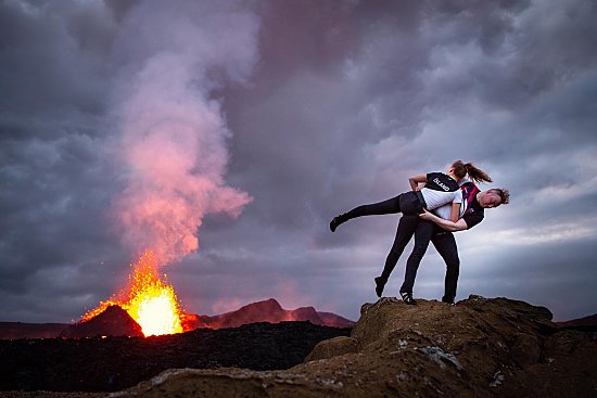 glima at the volcano