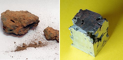 iron ore and elemental iron